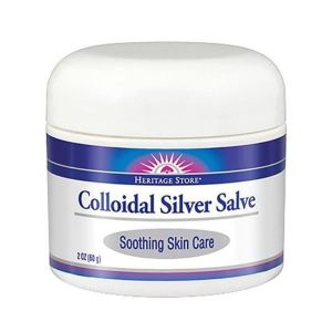 Heritage Store Colloidal Silver Salve 2 oz