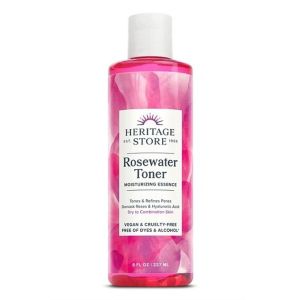 Heritage Store Rosewater Toner 8 oz