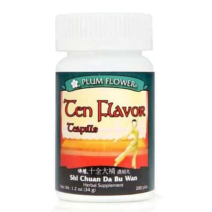 Plum Flower Ten Flavor (Shi Chuan Da Bu Wan) 200 teapills