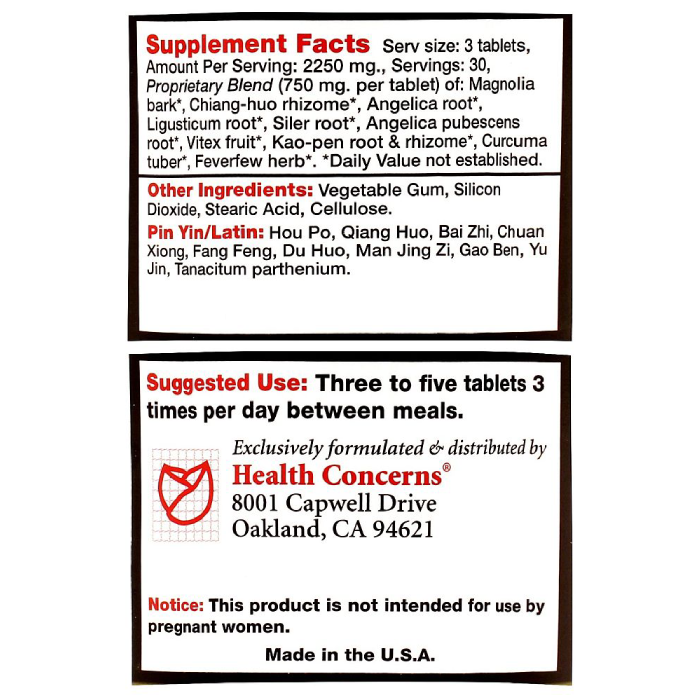 Health Concerns - Head-Q - 90 tabs