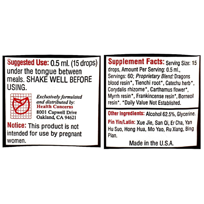 Health Concerns - Resinall K - 1 oz