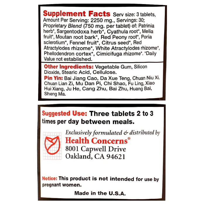 Health Concerns - Unlocking Formula - 90 tabs