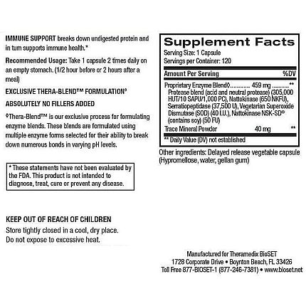 Theramedix BioSET - Immune Support - 120 caps