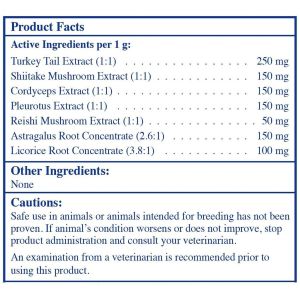 Rx Vitamins Pets – Rx Coriolus Forte - 100 grams