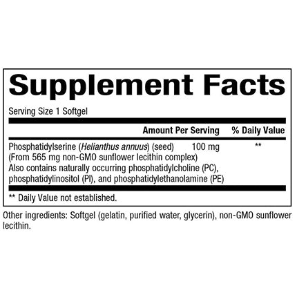 Bioclinic Naturals - Phosphatidylserine - 60 softgels