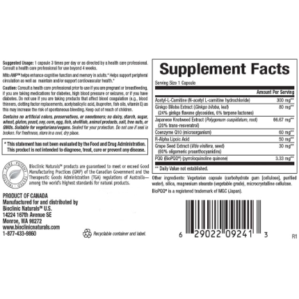 Bioclinic Naturals - MitoLife AMP - 60 vcaps