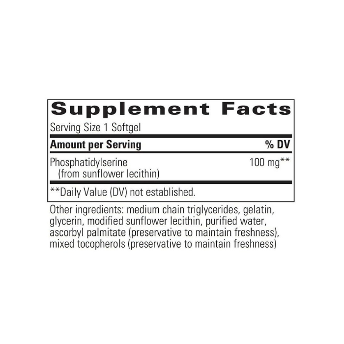 Integrative Therapeutics - Phosphatidylserine (Soy-Free) - 60 gels