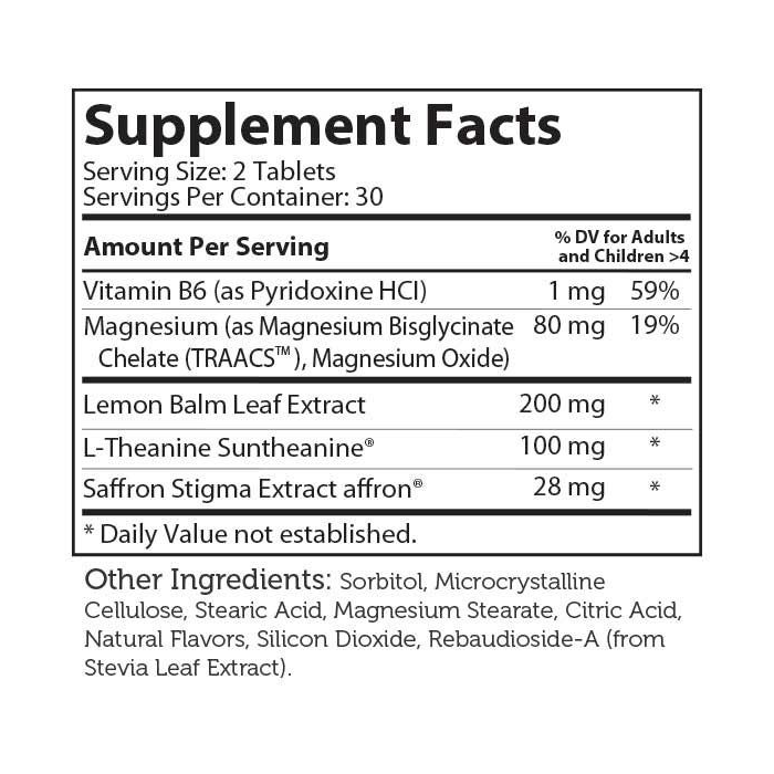 Zahler - ChildCalm (Children's Relaxation Support) - 60 chews