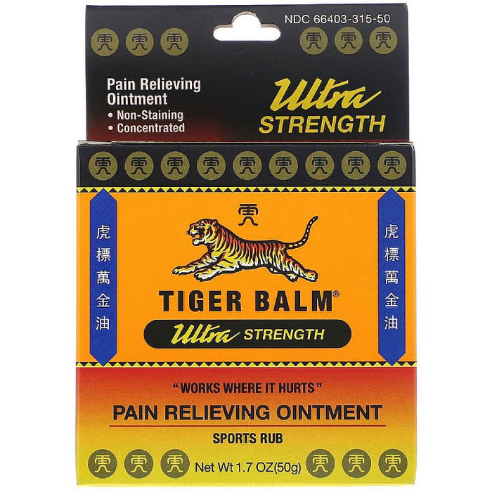Tiger Balm Ultra Sports Rub 50 gm tin