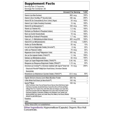 Zahler - Multivitamin Brainfood - 60 caps