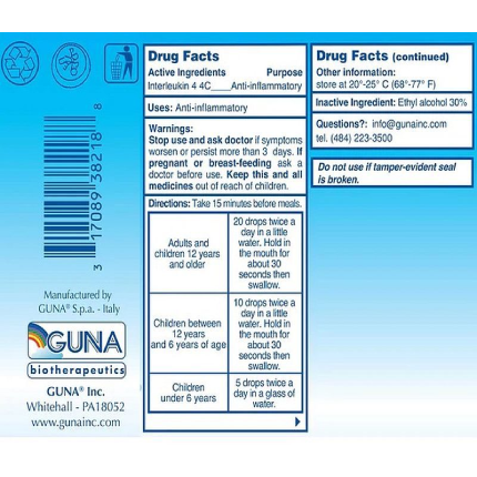 Guna Biotherapeutics - Interleukin 4 - 1 oz