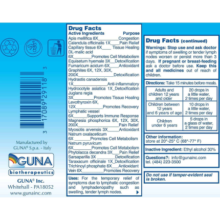 Guna Biotherapeutics - Lympho Detox - 1 oz