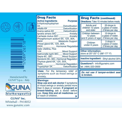 Guna Biotherapeutics - Mood Support - 1 oz