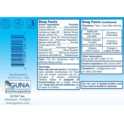Guna Biotherapeutics - Sleep Support - 1 oz