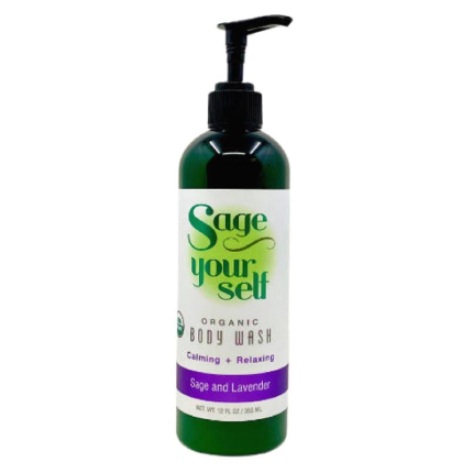 Emily Skin Soothers Sage Your Self Organic Body Wash (Sage & Lavender) 12 oz