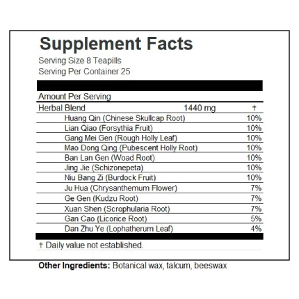Jade Dragon - Zhong Gan Ling (Cold Burst) - 200 teapills