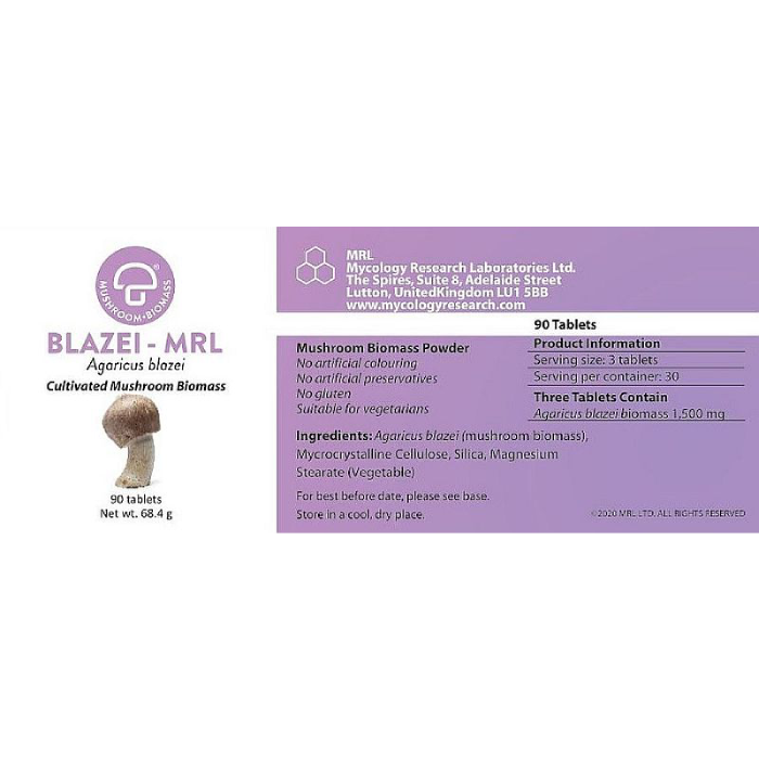 Mycology Research Labs - Blazei MRL 500 mg