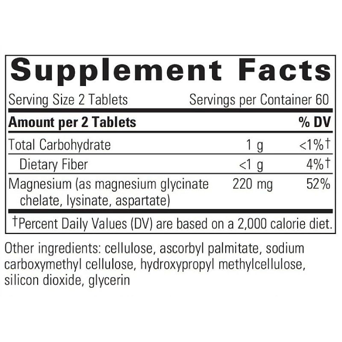 Integrative Therapeutics - Magnesium Glycinate Plus - 120 tabs