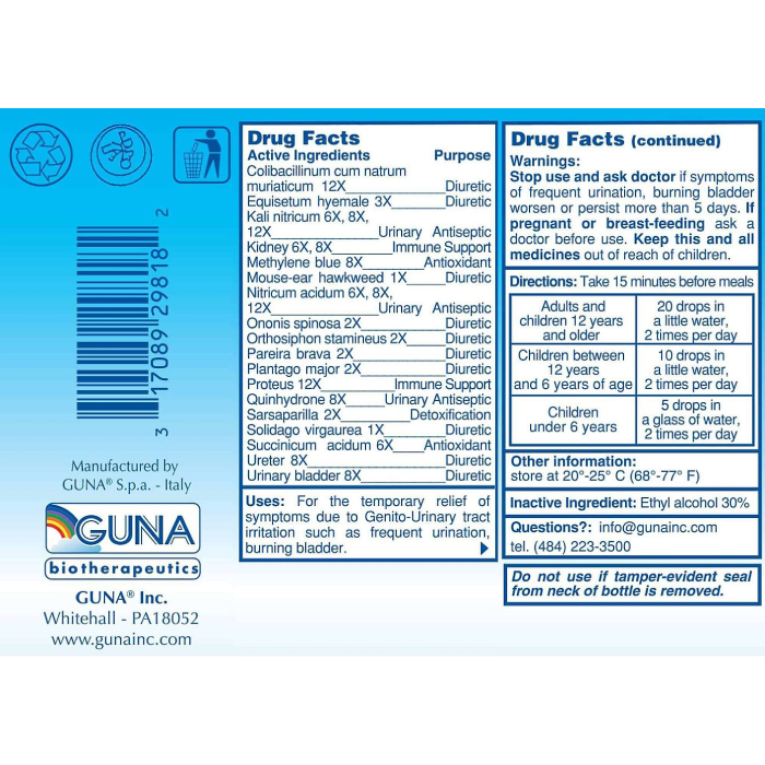 Guna Biotherapeutics - Kidney Plus - 1 oz
