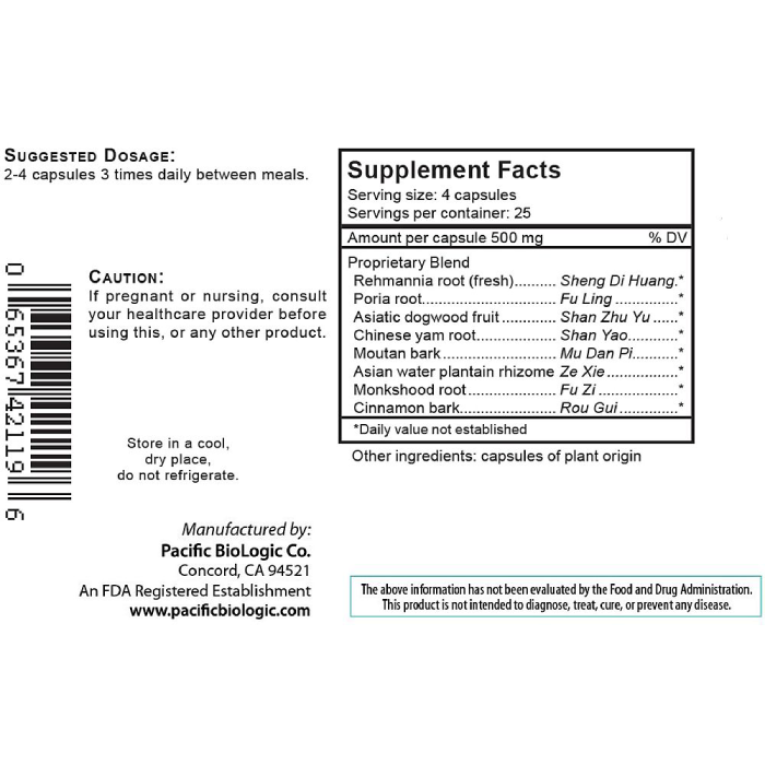 Pacific BioLogic - Kidney Tonic - 100 caps