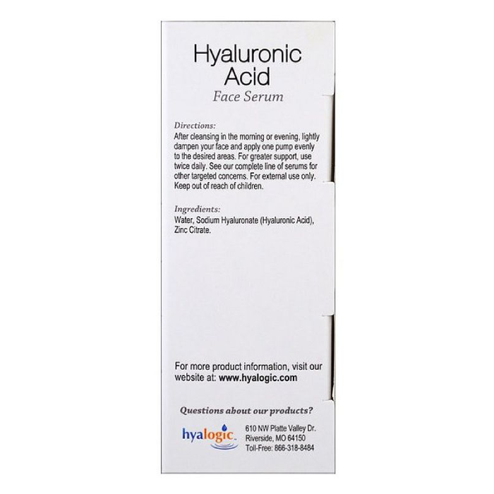 Hyalogic - Pure Face Serum Hyaluronic Acid - .47 oz