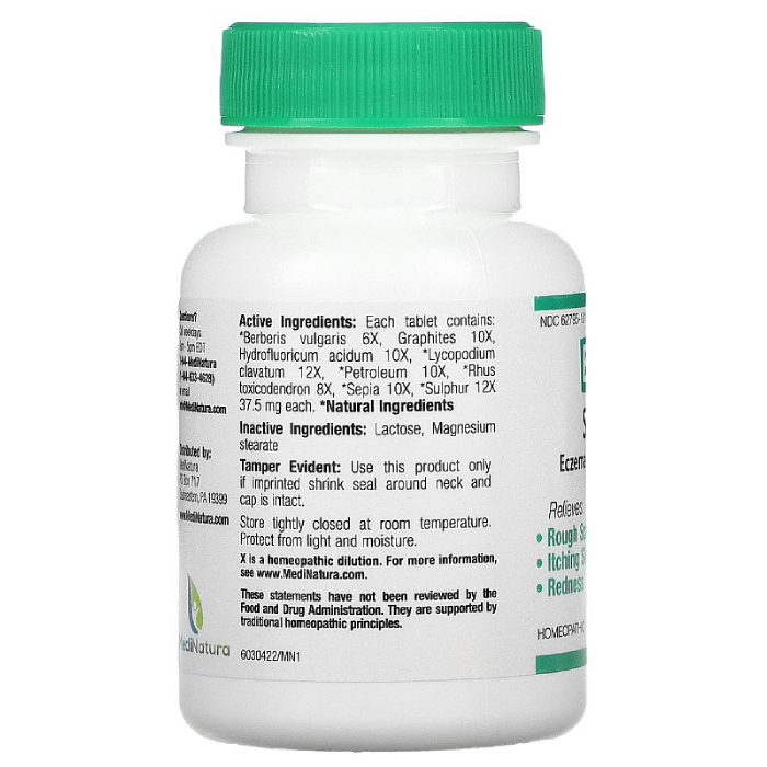 BHI Homeopathics - Skin Eczema Relief - 100 tabs