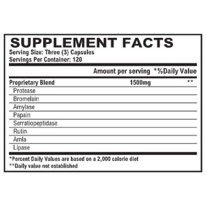 World Nutrition - Vitalzym X Enzymes - 360 caps