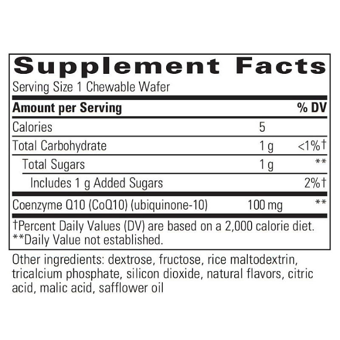 Integrative Therapeutics - Vitaline CoQ10 100 mg Tropical Fruit - 30 chews