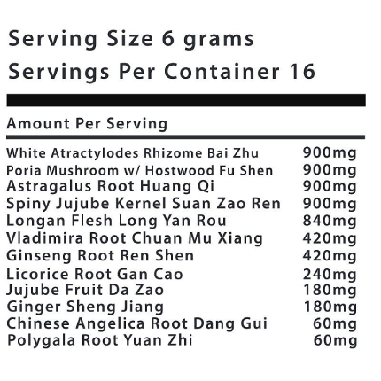 Treasure of the East - Gui Pi Tang (Earth Restoring Decoction) - 100 caps