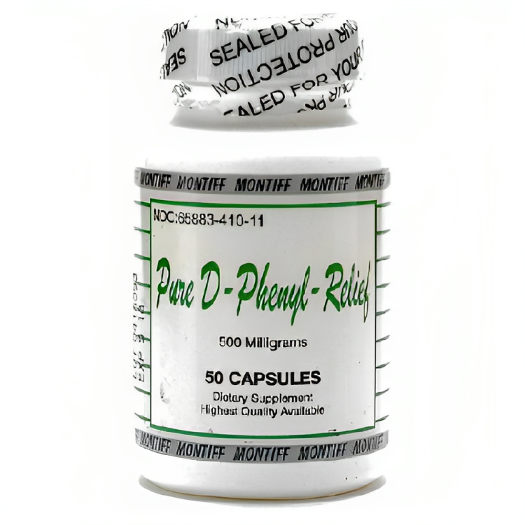 Montiff Pure D-Phenyl_Relief 50 caps