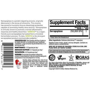 Arthur Andrew Medical – Serretia Pure Serrapeptase