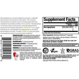 Arthur Andrew Medical – Serretia Pure Serrapeptase