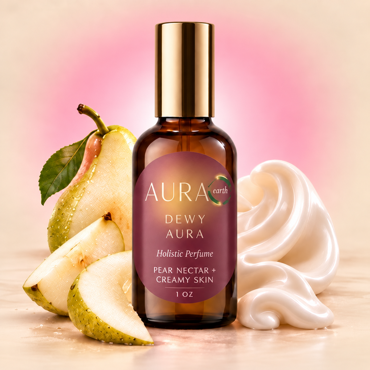 AURA earth Dewy Aura Holistic Perfume 1 oz