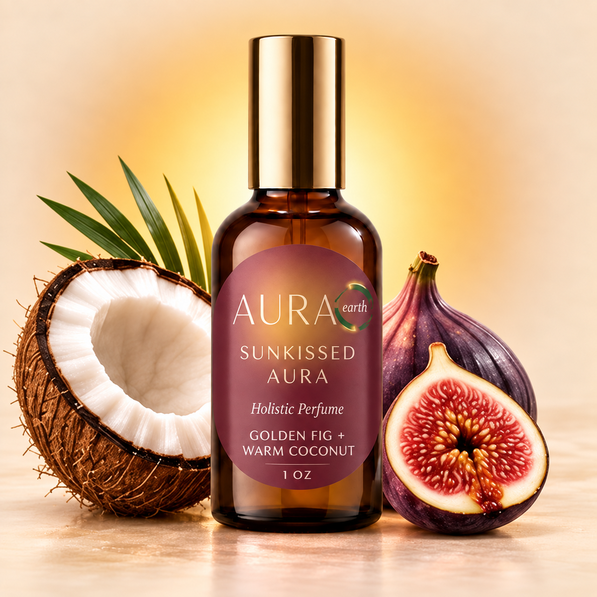 AURA earth Sunkissed Aura Holistic Perfume 1 oz
