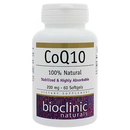 Bioclinic Naturals CoQ10 200 mg 60 gels