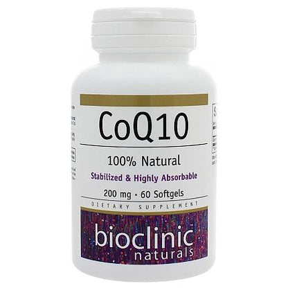 Bioclinic Naturals CoQ10 200 mg 60 gels