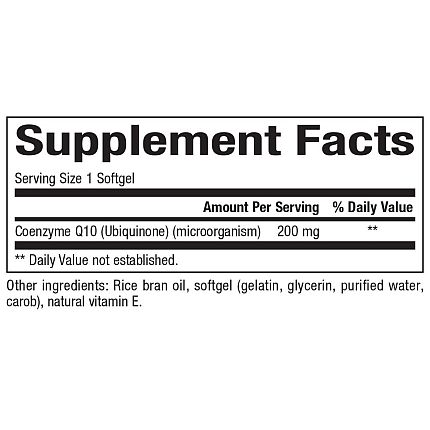 Bioclinic Naturals - CoQ10 200 mg - 60 gels