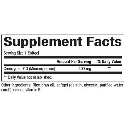 Bioclinic Naturals - CoQ10 400 mg - 30 gels