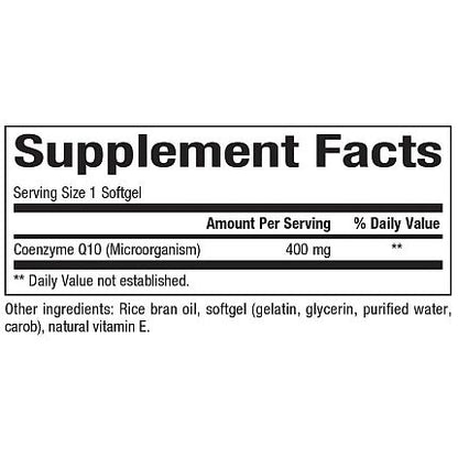 Bioclinic Naturals - CoQ10 400 mg - 30 gels