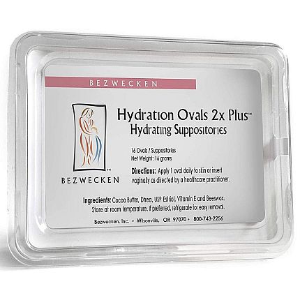 Bezwecken Hydration Ovals 2x Plus 16 oval suppositories
