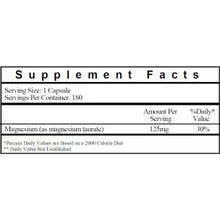 Cardiovascular Research - Magnesium Taurate 125 mg - 180 caps