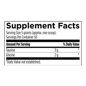 Designs for Health - Taurine + Glycine Powder - 8.8 oz