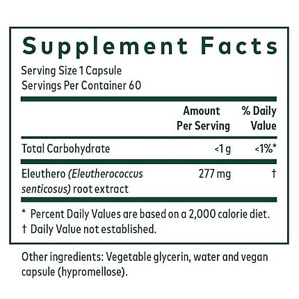 Gaia Herbs Pro - Eleuthero - 60 lvcaps