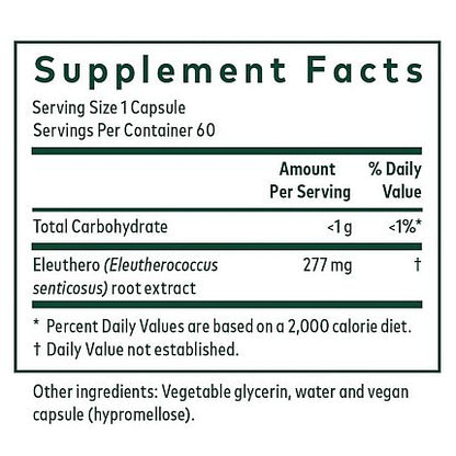 Gaia Herbs Pro - Eleuthero - 60 lvcaps