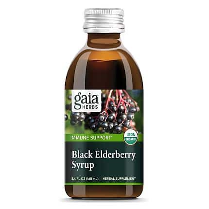 Gaia Herbs Black Elderberry Syrup 5.4 oz