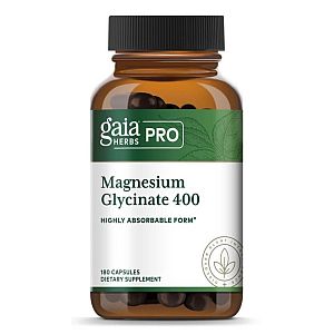Gaia Herbs Pro Magnesium Glycinate 400 180 caps