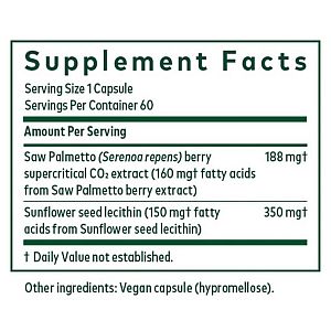 Gaia Herbs Pro - Saw Palmetto PRO - 60 lvcaps