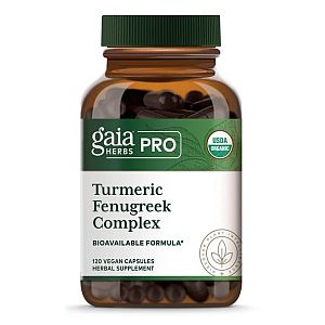 Gaia Herbs Pro Turmeric Fenugreek Complex 120 vcaps