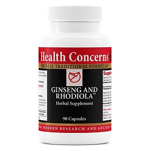 Health Concerns Ginseng & Rhodiola 90 caps