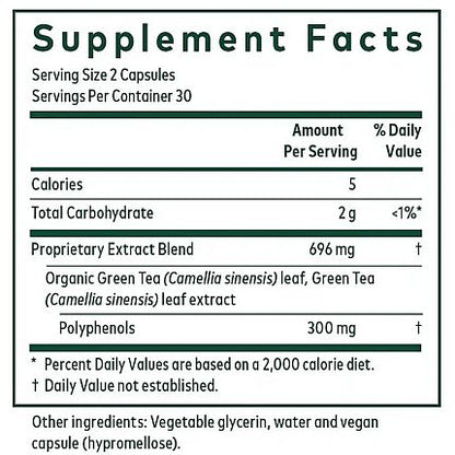 Gaia Herbs Pro - Green Tea - 60 lvcaps
